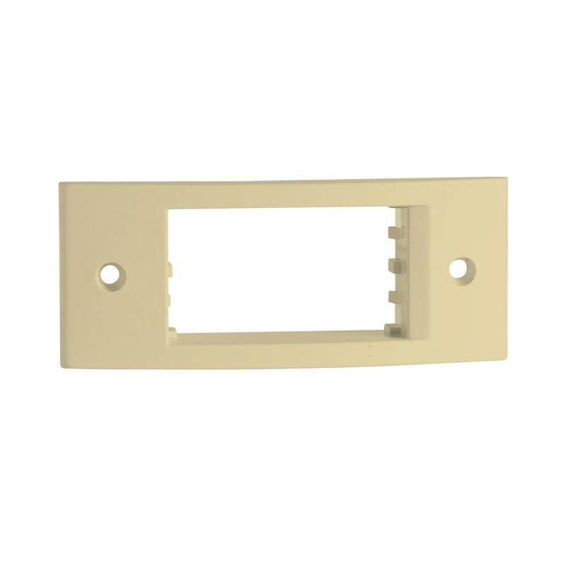 Soporte RODA para carpintería de 1 módulo marfil